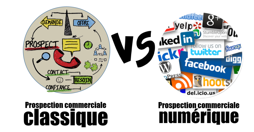 Prospection Commerciale vs Digitale