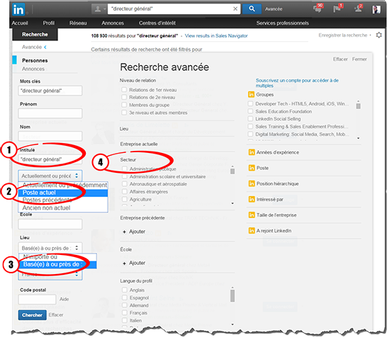 Recherche LinkedIn 08